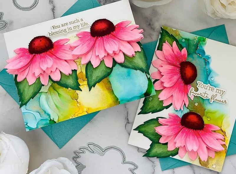 Lapoo 3D Backgrounds Frame Metal Cutting Die for Scrapbooking, New Cutting Dies DIY Album Card Making Decor Paper Craft Metal Die Cuts Party Wedding Decorations (Sunflower 4.3 x 3.5 in) - Image 3
